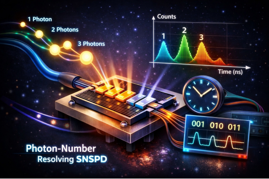 低抖动SNSPD和TDC助力实用光子数分辨——基于到达时间测量